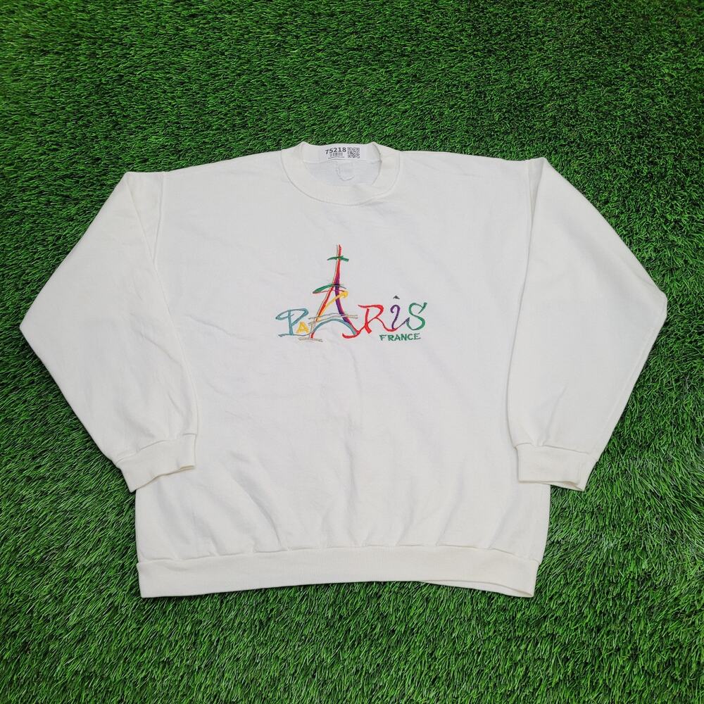 Vintage 1987 Pig Sweatshirt Womens XL 23x23 Boxy Gray